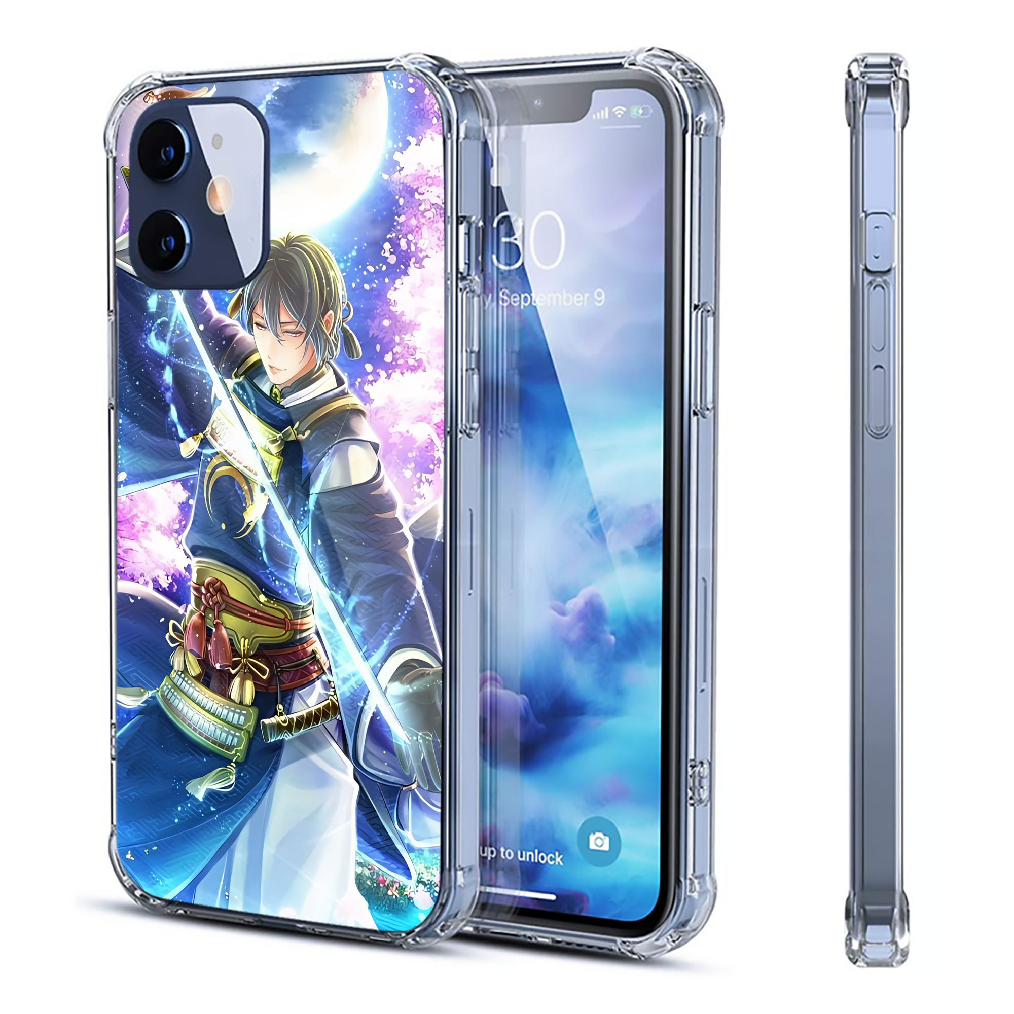 （画像用） 刀剣乱舞 Touken Ranbu 【iPhone 12シリーズ対応】透明スマホケース（クリアソフトケース）